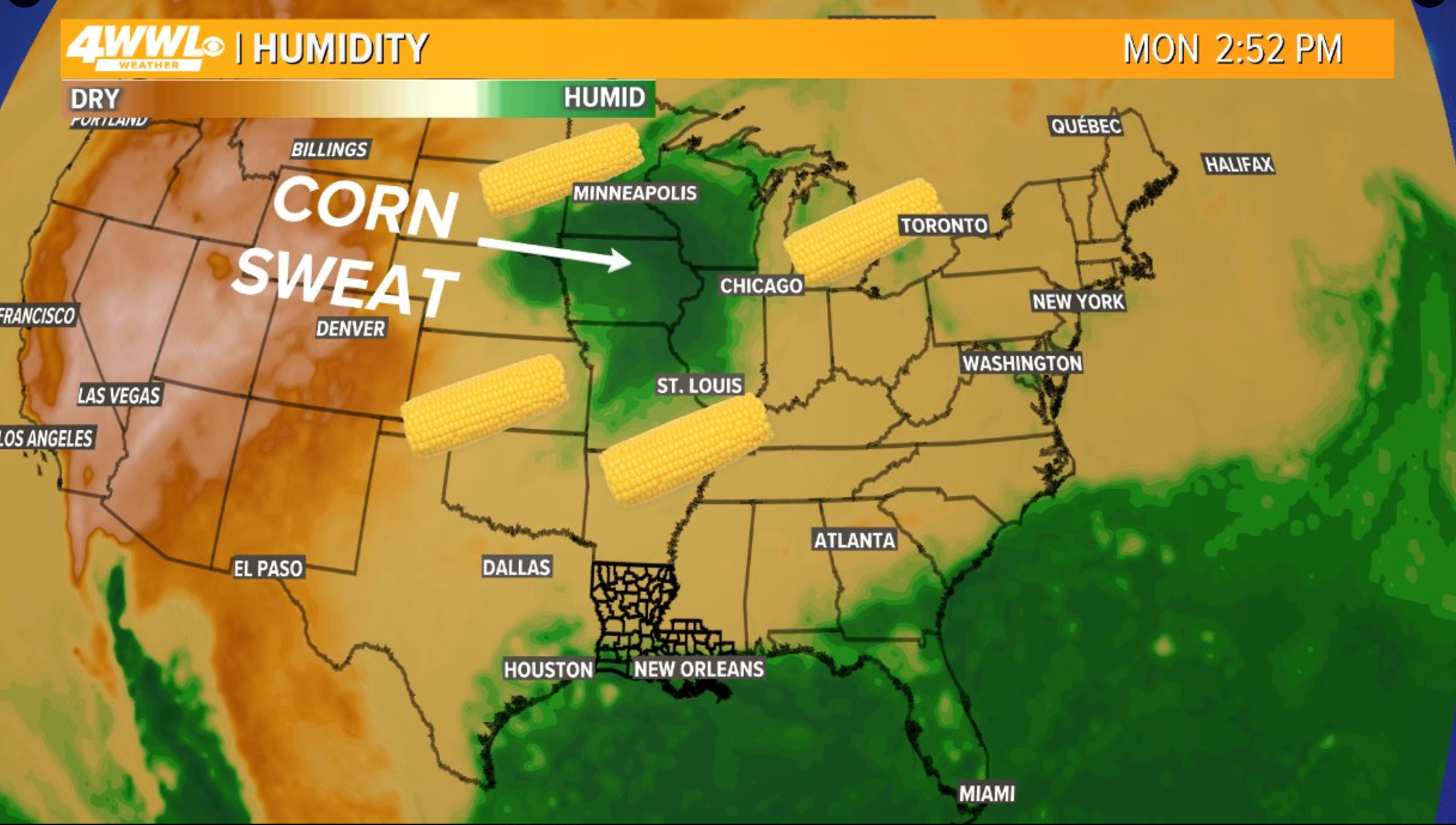 humidity map