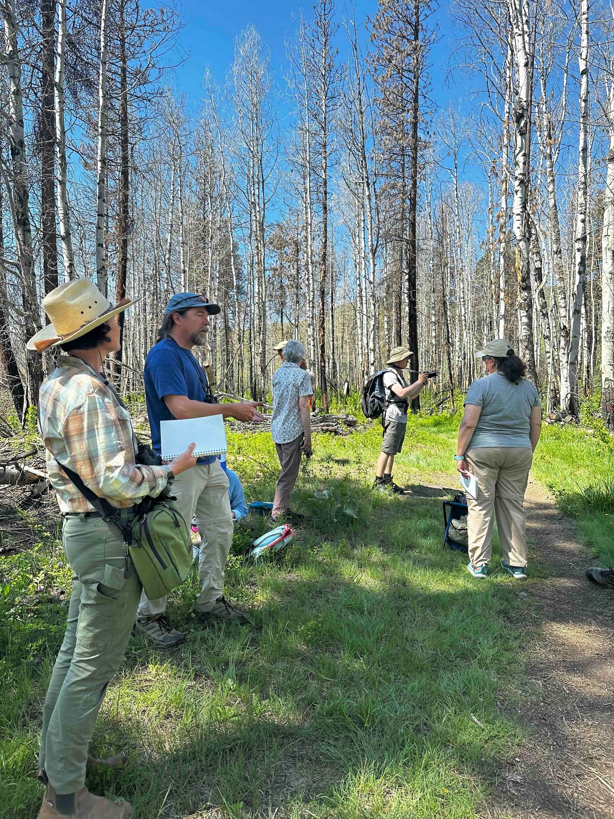 David Lukas leading walk